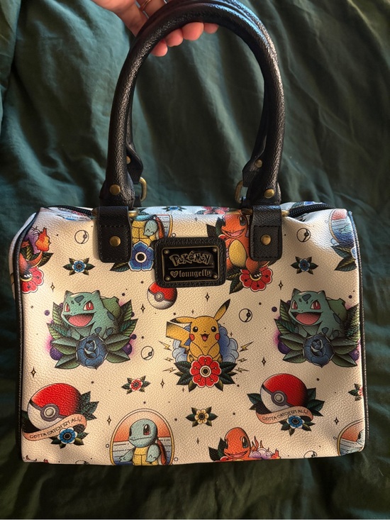 Loungefly Handbags - Pokemon Starters Traditional Tattoo Loungefly Barrel Type Purse